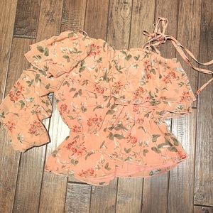 Endless Rose  one shouldered blouse